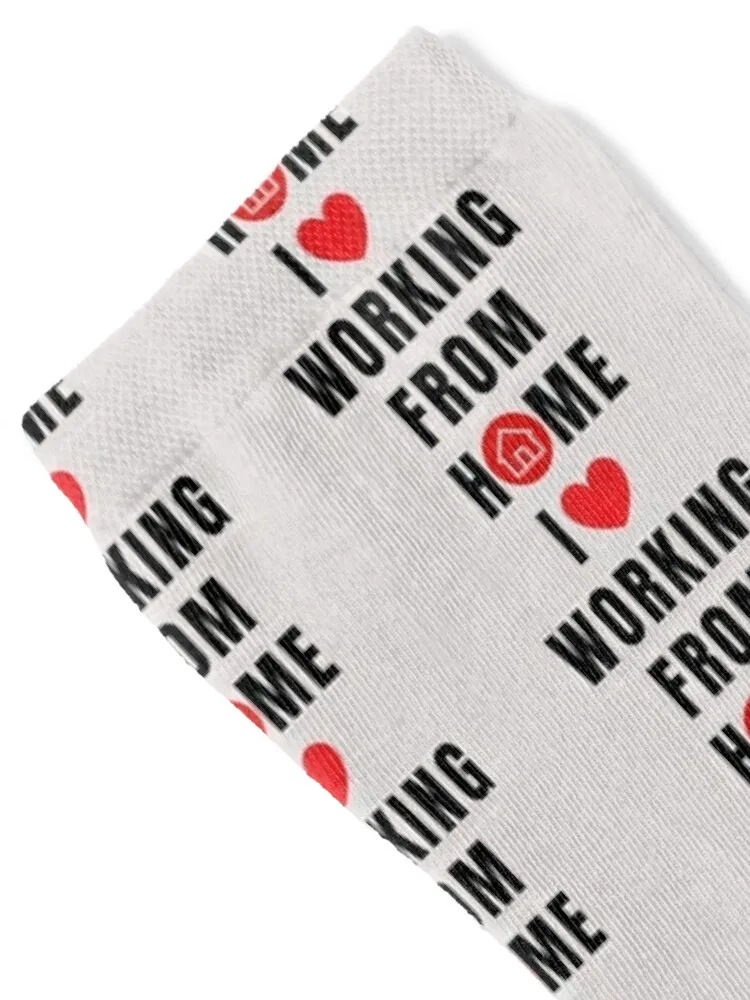 I love working from home Socks new year winter gym Lots Designer Man Socks Women's