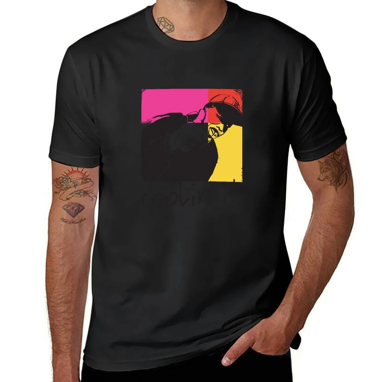 Coolin' it. African American thumbs up T-Shirt anime clothes cute tops t shirts for men