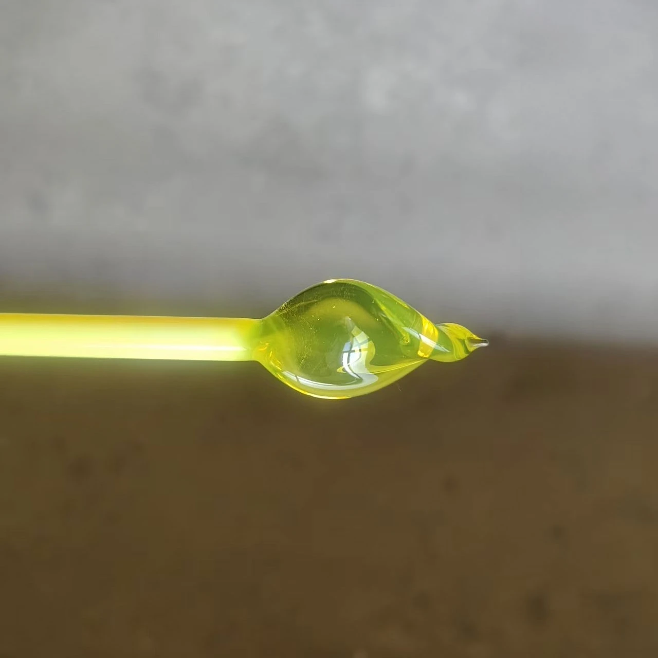 Burned Glass Yellow Rod, Lamp Glass Rod, Colored Hard Material, High Borosilicate Glass Rod