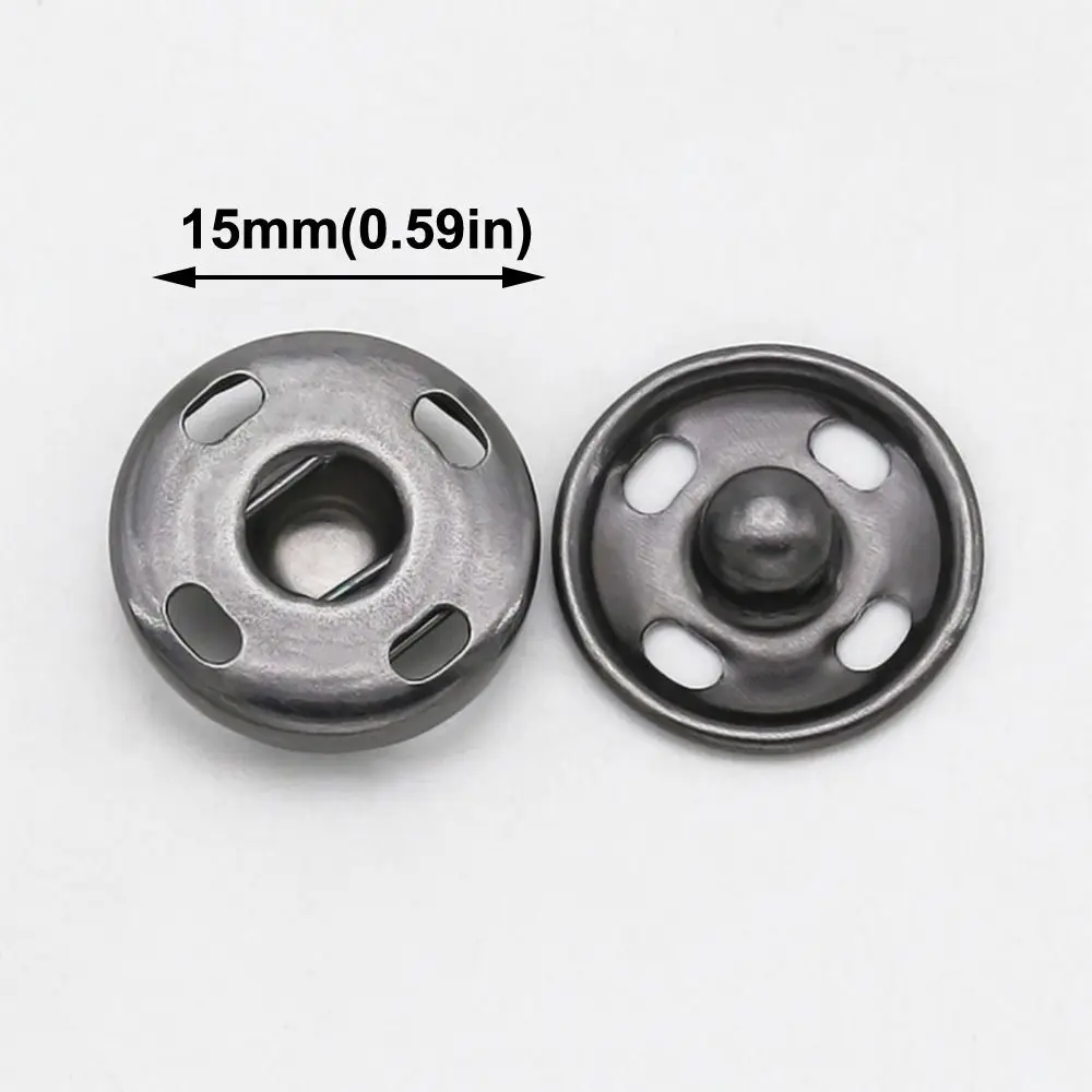 1 szt. 14/18mm Metalowe Guziki w Kształcie Kwiatu Śliwy Samozaciskowe Guziki do Szycia Portfeli, Rękodzieła, Zapięcia, Guziki DIY, Zatrzaski do Ubrań, Toreb, Butów