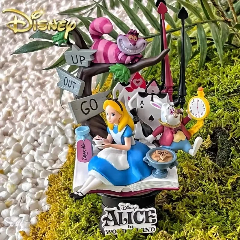 19cm Disney Alice In Wonderland Princess Action Figure Anime Decoration Pvc Doll Model Figurine Collection Birthday Toys Gift