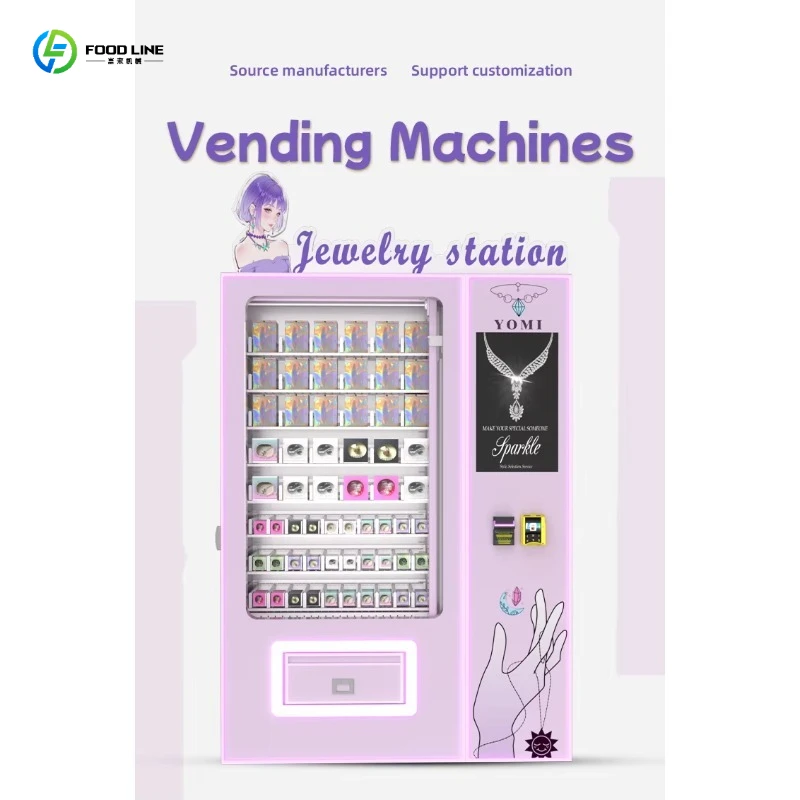 Cosmetics Vending Machine, Remote Inventory Control & Touch Screen for Mall, Airport, Bus Station