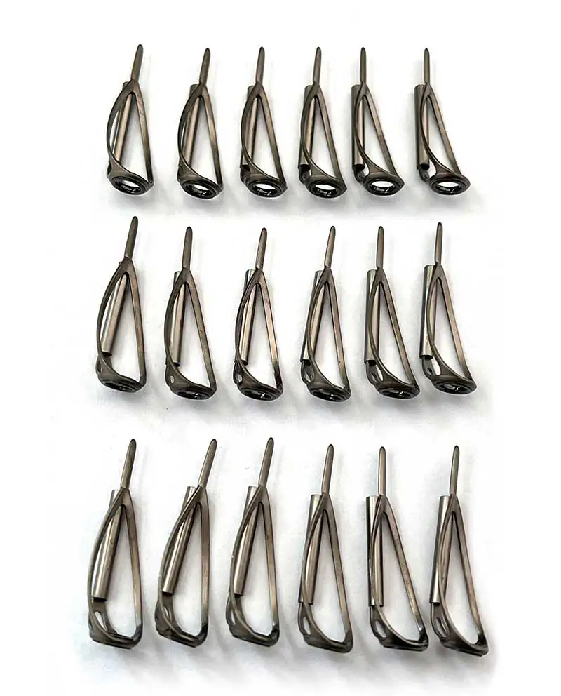 TN99 5PCS TUCRLST Fishing Tip Guides Building Fishing Rod Guides Ring Saltwater Repair Kit For Fishing Replacement Accessorie