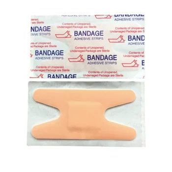 100 pz Bende Cerotto Benda Adesivo Lesioni Ferita Dito Impermeabile Cura Articolazione Tessuto Corpo Appiccicoso Medicazione Protezione Piccolo