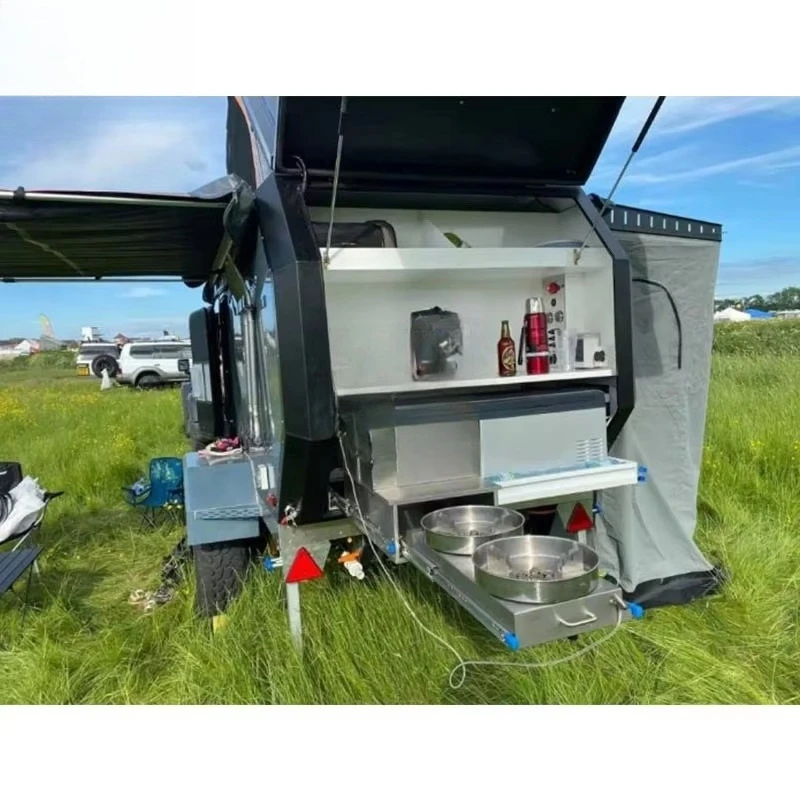Otr 4X4 Lightweight Forward Folding Camper Trailer Offroad Pop up Campers With Kitchen and Tent view 4