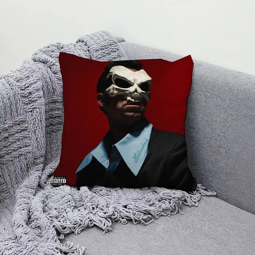 S-Salmo Hellvisback 10 Years Later 30x30cm 45x45cm Pillow Case Decor Protective Covers Comfortable Soft For Sofa Living Room Hom