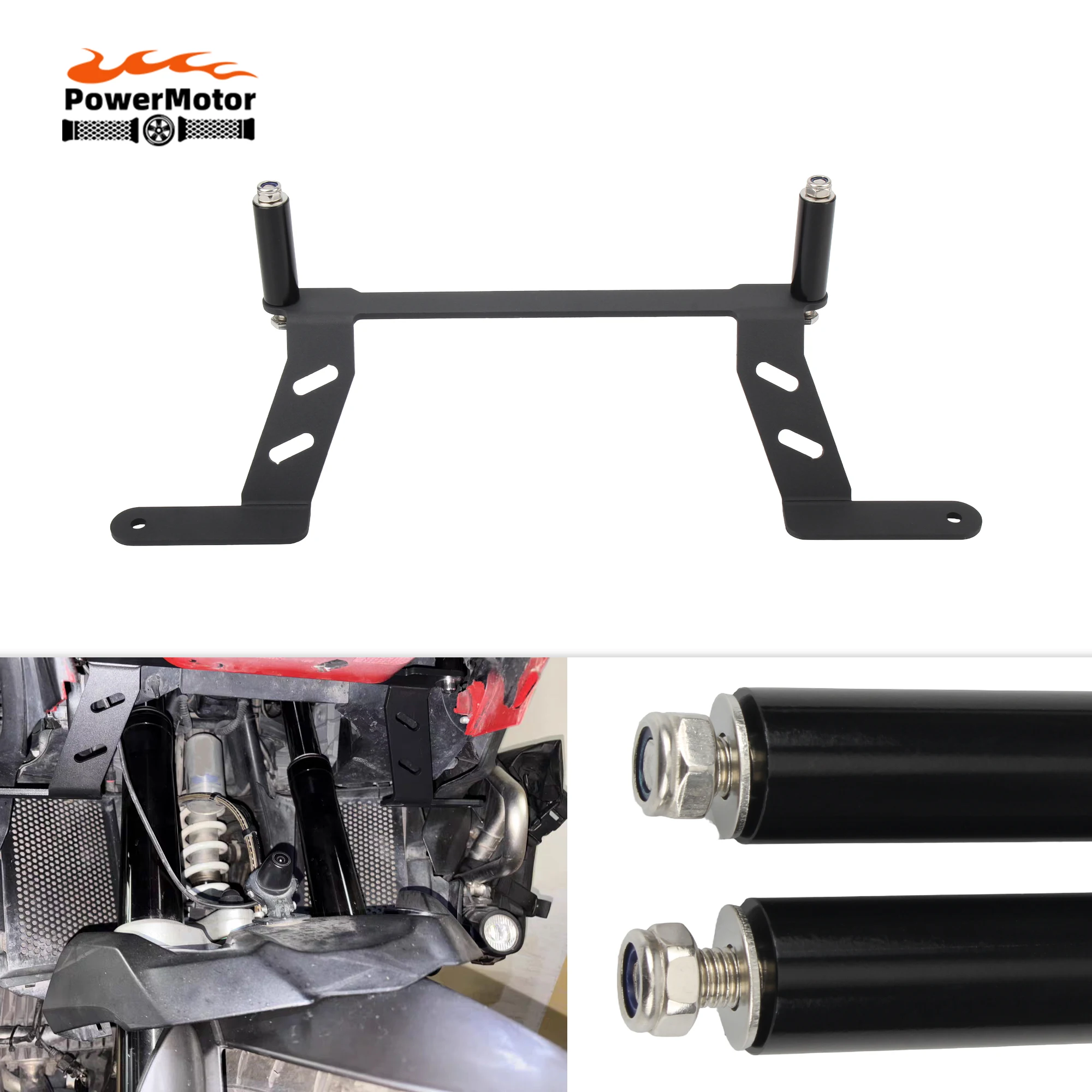 

For BMW R1200GS LC 2014-2019 Motorcycle Holder Support Motorbike LED Passing Running Fog Light Auxiliary Bracket Enduro Parts