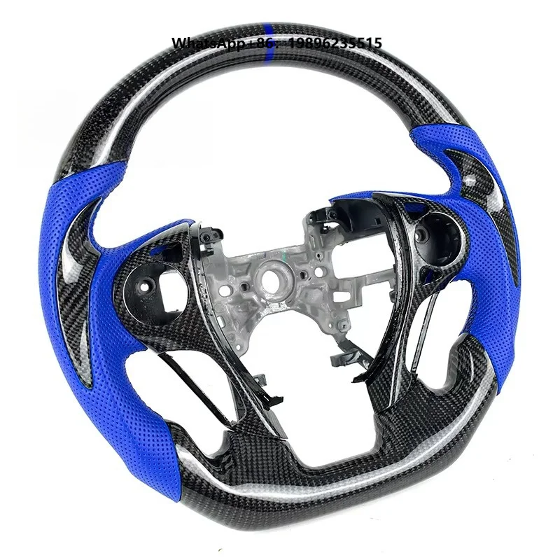 Acessórios para Interior de Carro, Volante Personalizado em Fibra de Carbono, de 2014 a 2018
