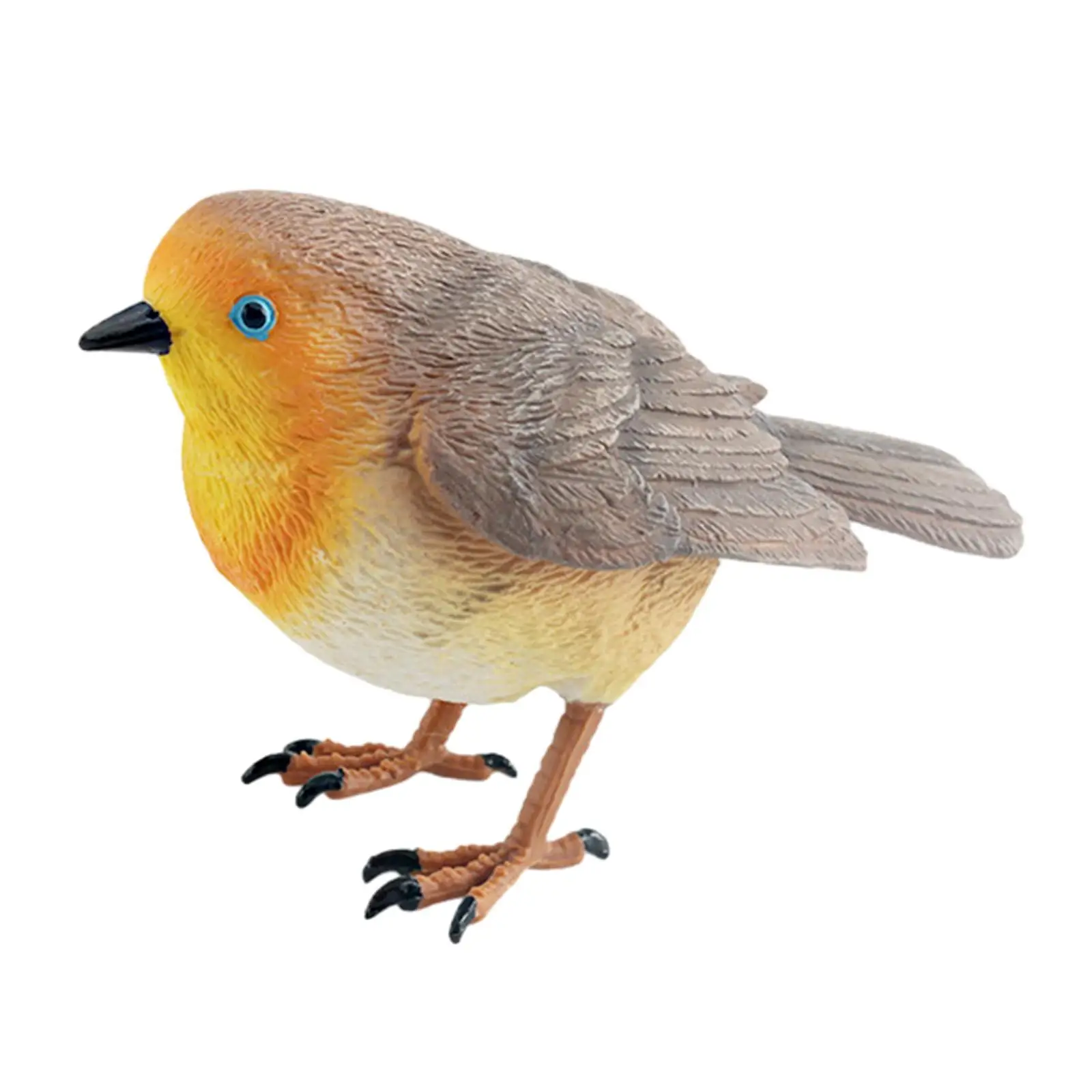 Simulation Bird Figures Toy for Children Creative Collection Decorative Bird Figurines for Patio Yard Birthday Office Tabletop