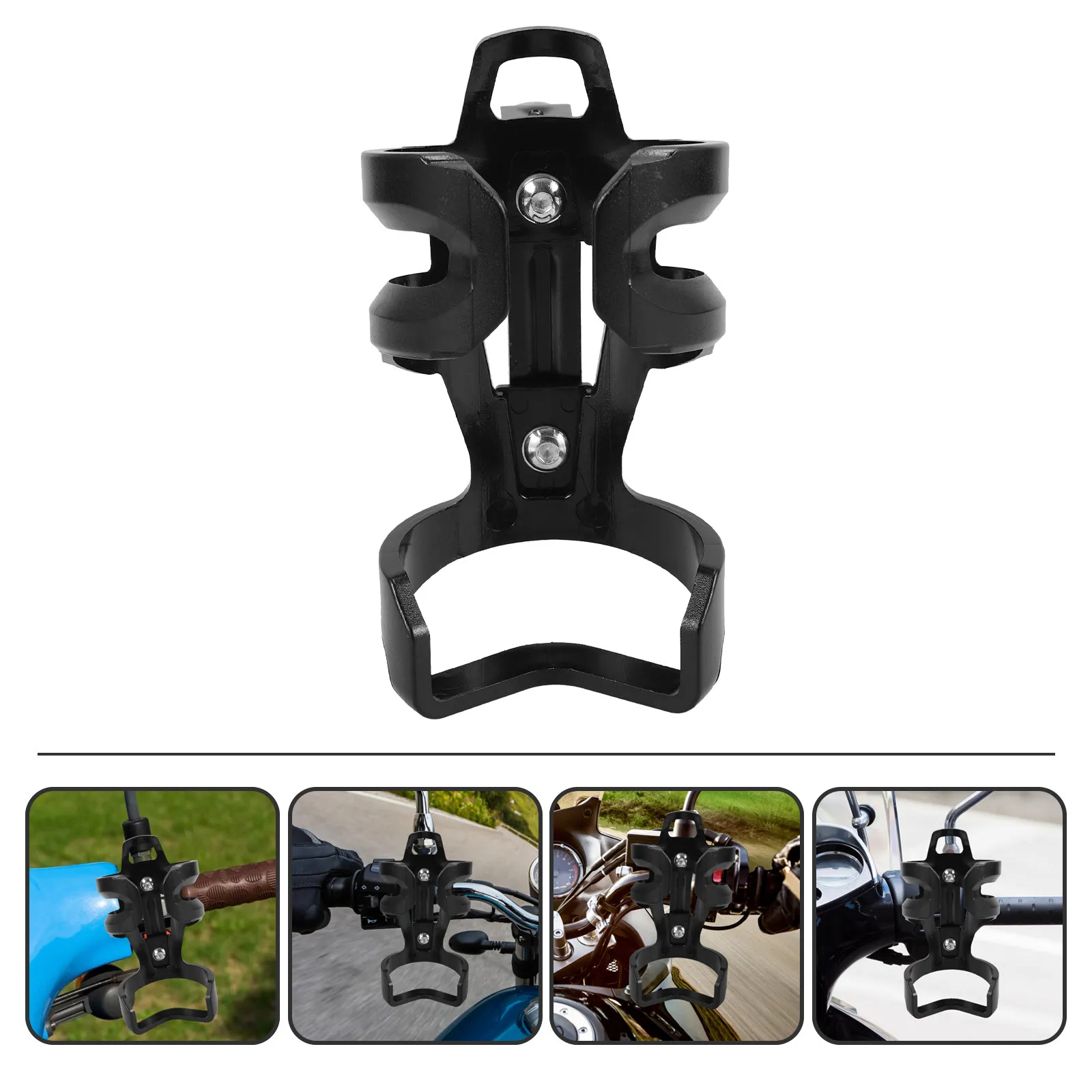 

Motorcycle Water Bottle Holder Sturdy Compact Lightweight Cup Holder for Outdoor Riding Motorbike Drink Rack Accessory