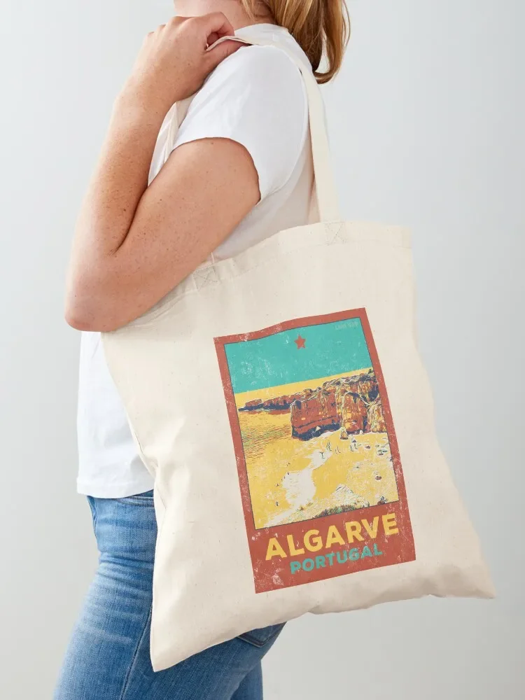 Algarve Coast Beaches & Cliffs Scenic poster type Portugal Tote Bag Big bag Canvas Tote Bag