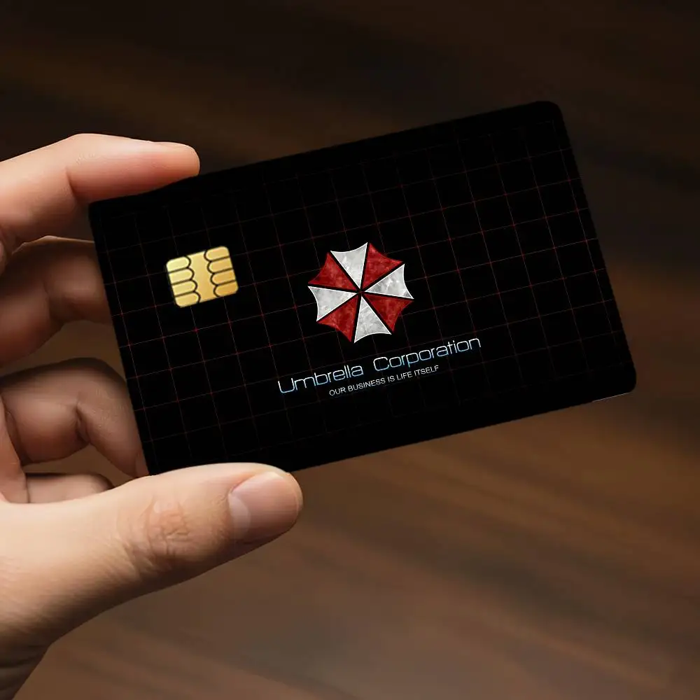 Game Umbrella Corporation Kredit-Dekorationskarten-Aufkleber, geeignet für Bankkarten, Metro Transit, kratzfest, Geschenk, 4 Stück – Detail 4