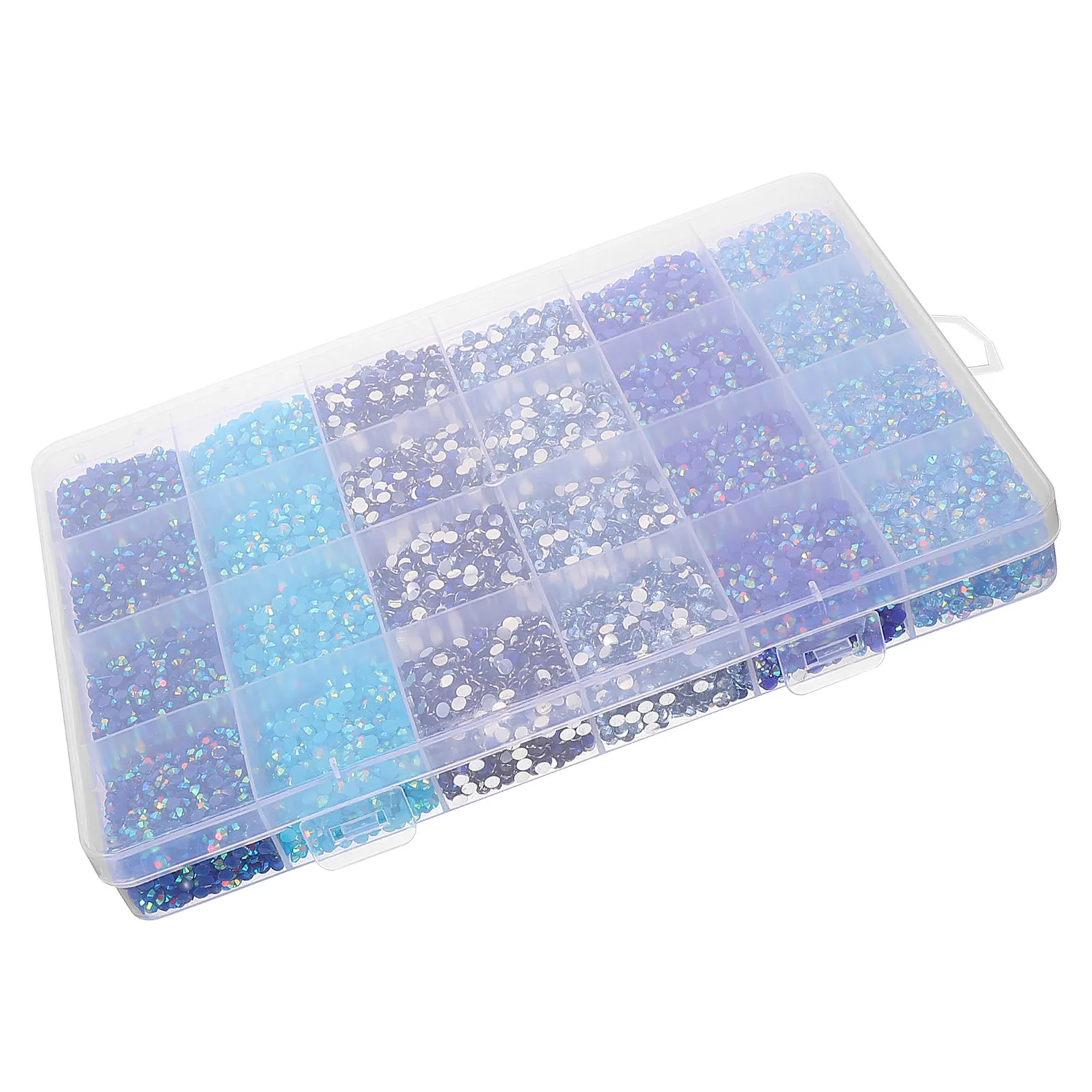 

28800 Flatback Plastic Gems DIY Crafting Flat Back Charms Decorations Clothing Resin Stones Heat Adhesive