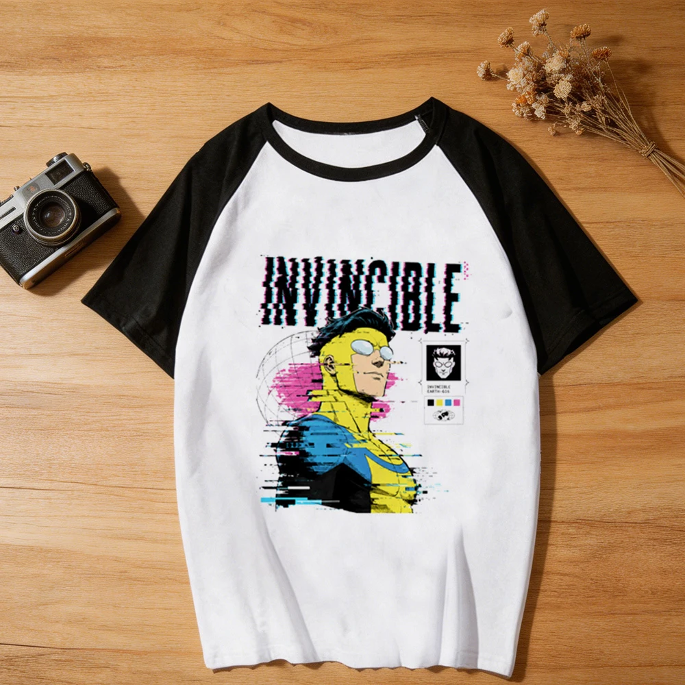 Invincible t-shirt femme party y2k 2000s cheap tshirt streetwear anime cute cheap cutecore