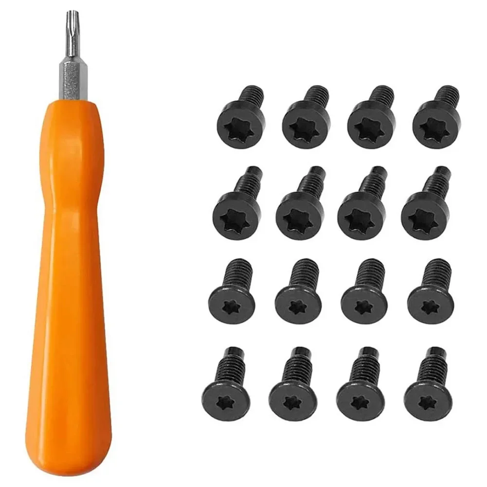 Double-end Screwdriver Screws Fit ALL Ring Doorbells Green Magnetic Storage Box Orange 17pcs/Set ABS Carbon Steel Hand Tool