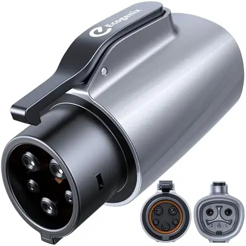 

to J1772 Adapter (80A, 240V) – NACS to J1772 for Wall Connector – Silver