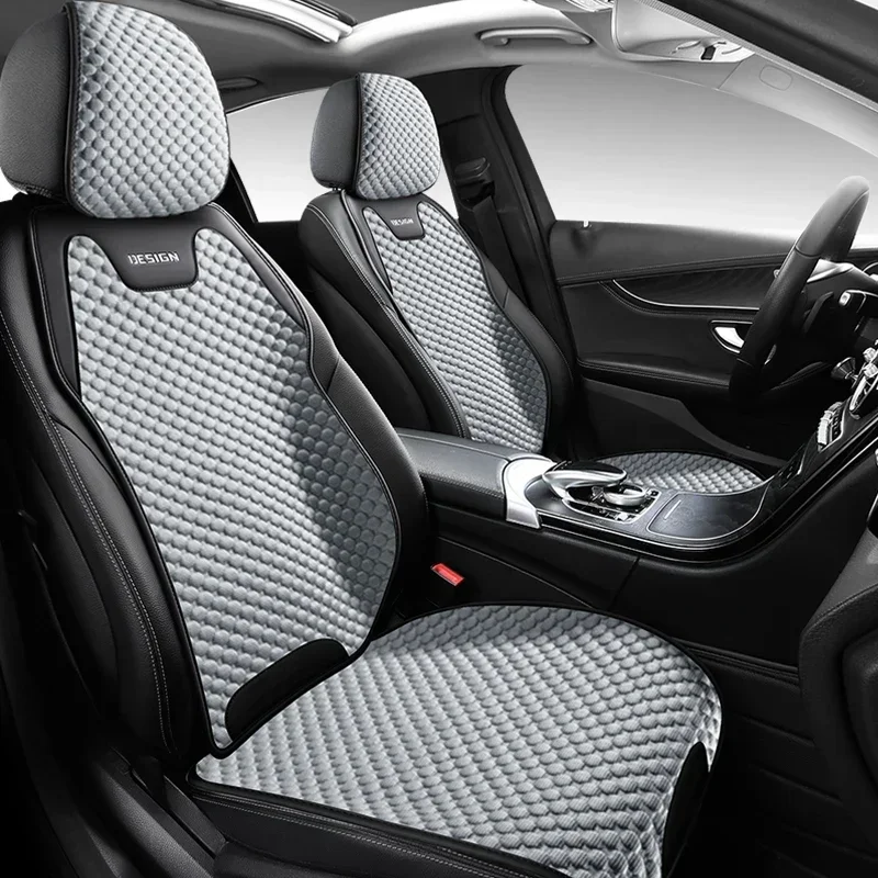 

Ice Silk Car Seat Cushion Ventilation Comfortable, Durable Four Seasons Universal Split Single Car Front Seat Cover