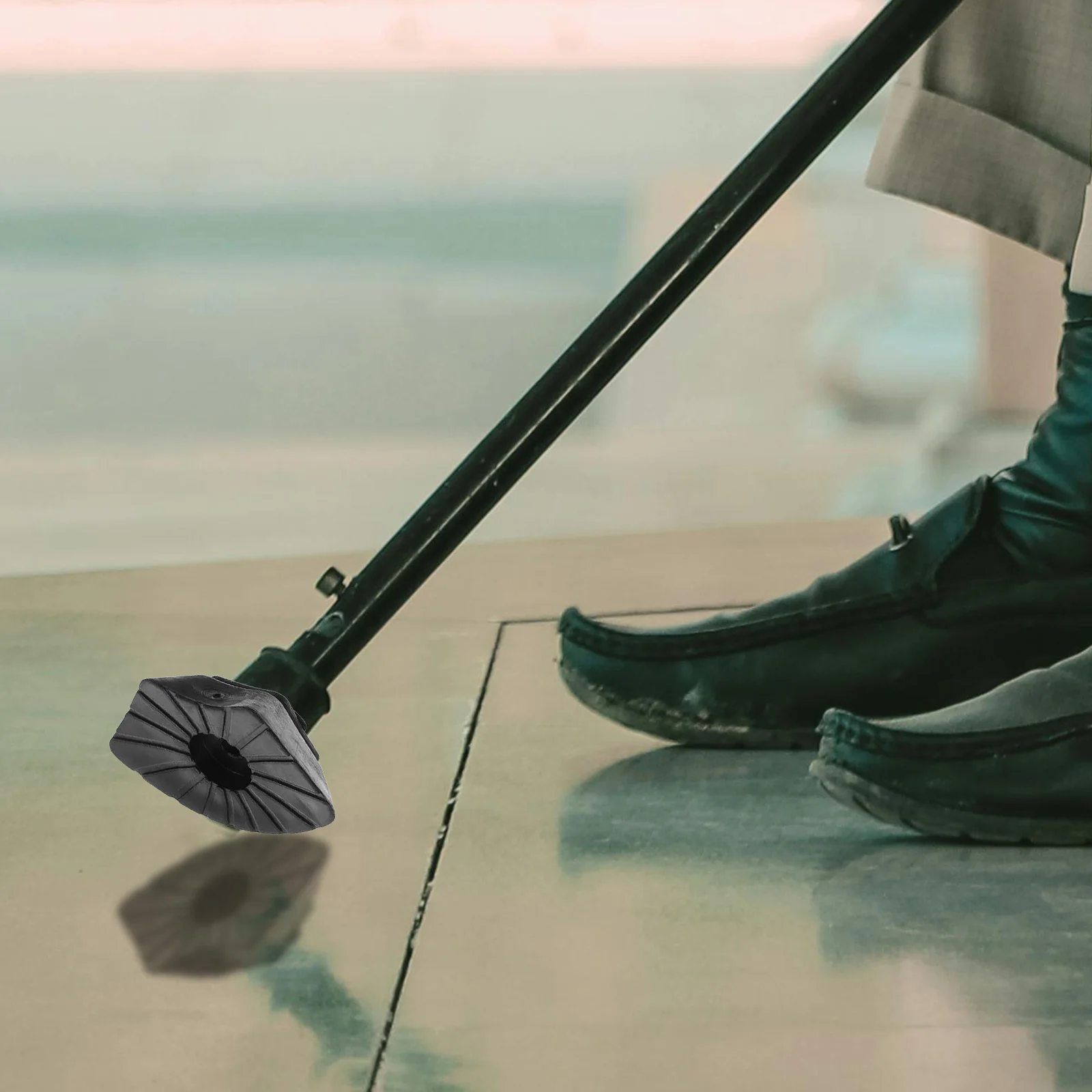 4 قطعة المضادة للانزلاق العكاز نصائح سميكة عصا للمشي القدم يغطي للصدمات الرحلات القطب اكسسوارات قصب استبدال ينتهي