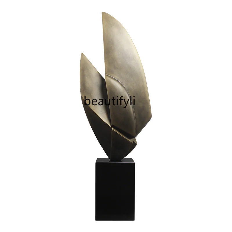

Floor-to-ceiling large ornaments Sculpture ornaments Abstract ornaments FRP home light luxury