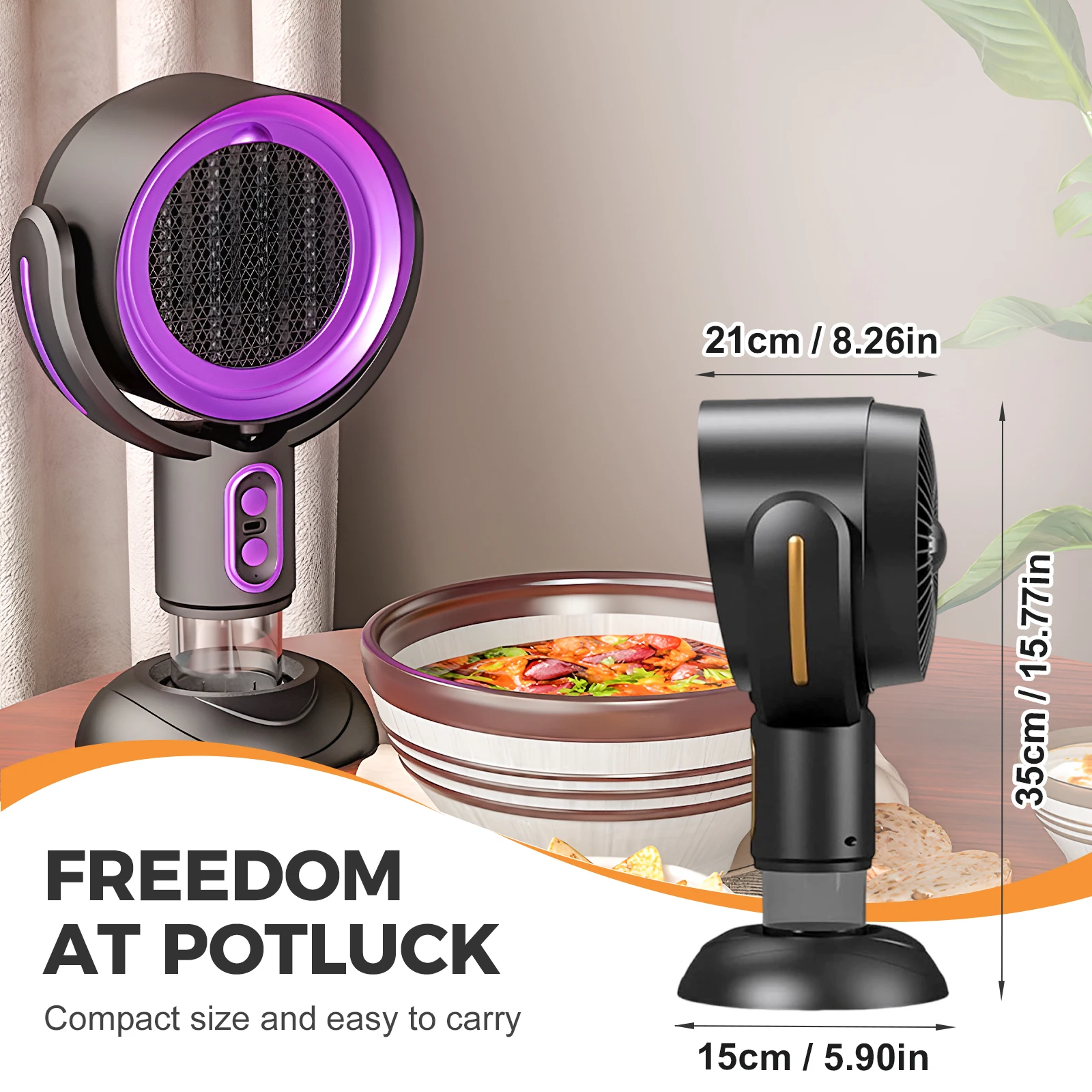 Mini Desktop Range Hood Mini Suction Extractor Hood USB Charging Angle-adjustable Camping Picnic Hot Pot Range Hood Kitchen Hood