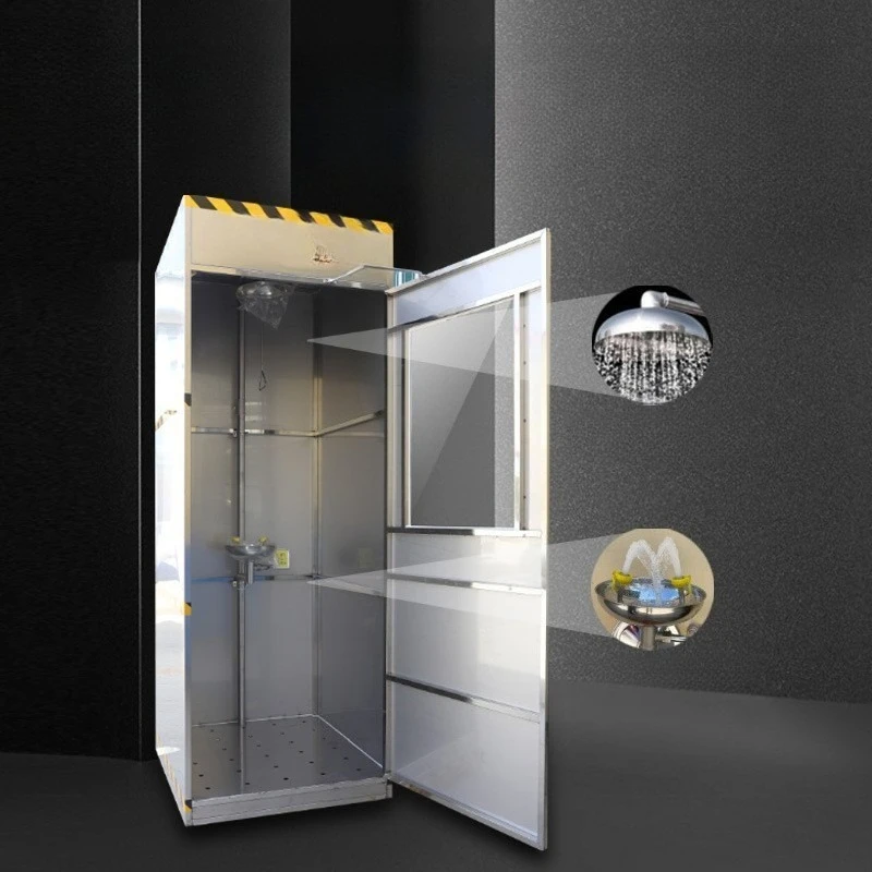 Security 304 stainless steel composite, emergency shower room eye washer