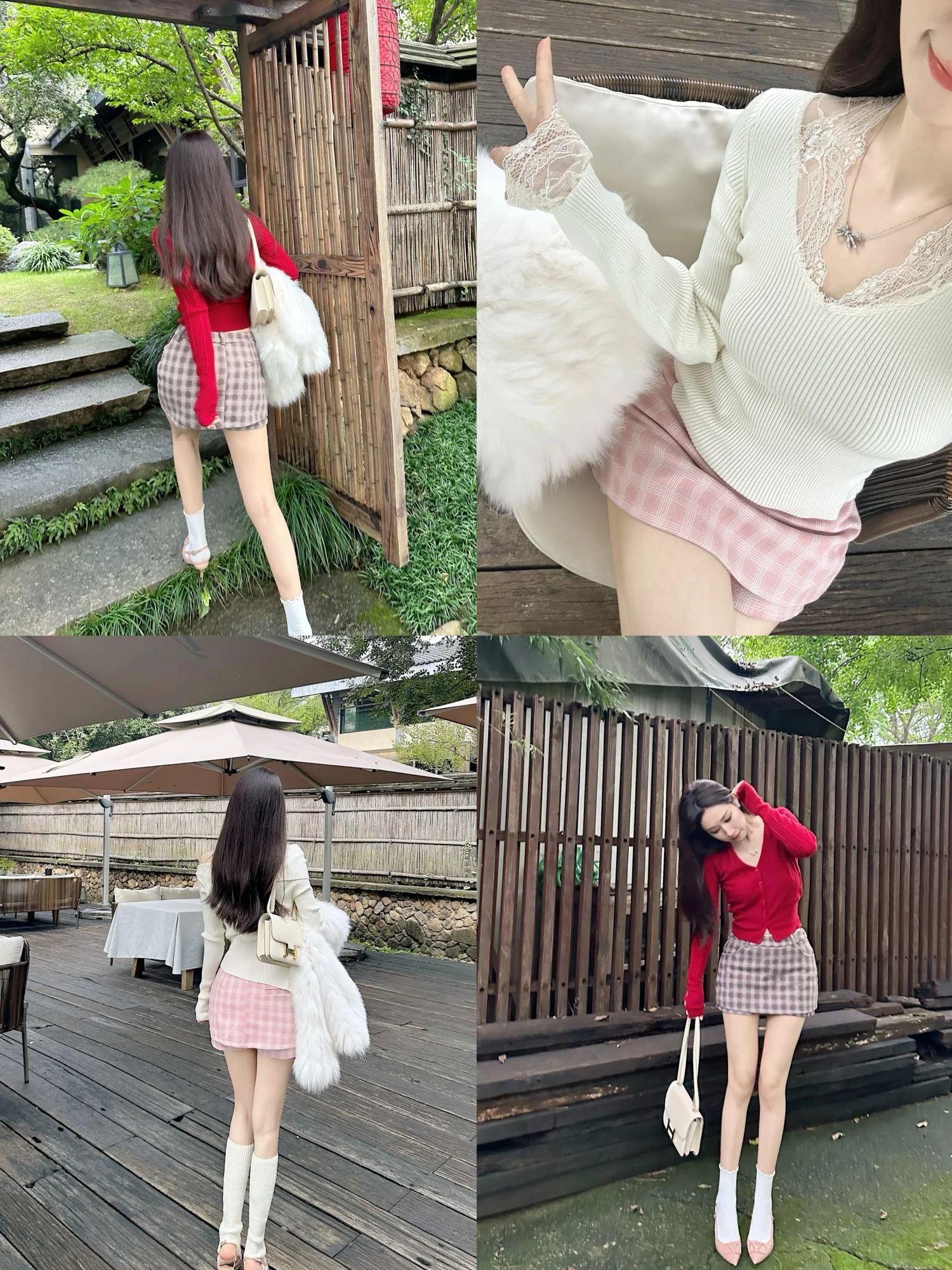 

Юбка-брюки Deep Courard с высокой талией, облегающие, А-силуэт, из шерстяной ткани, в корейском стиле, для повседневной носки, женские, с высокой талией