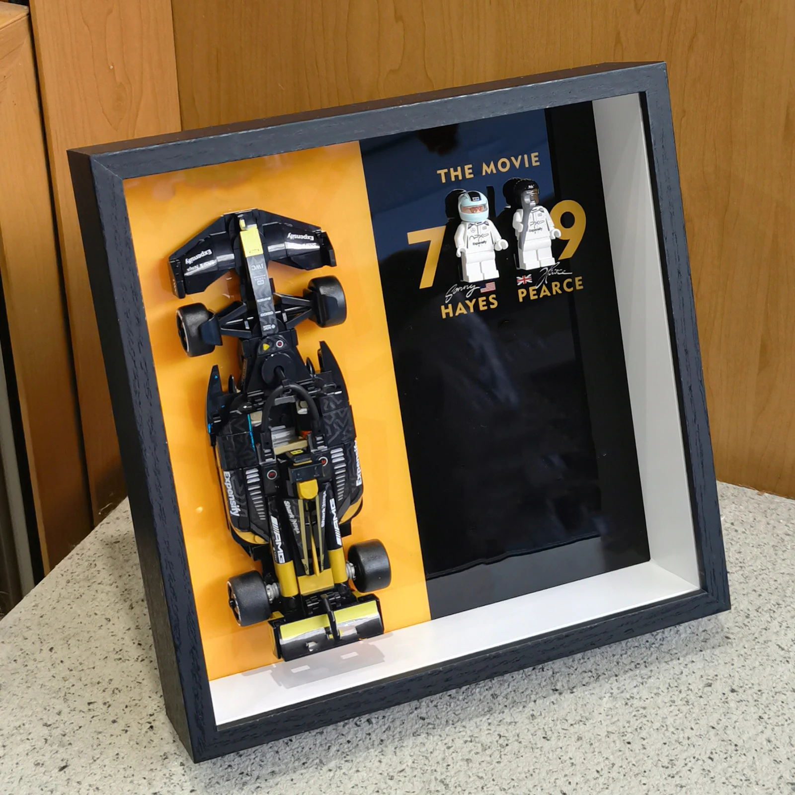 Display Frame Box for LEGO Speed ​​Champions 77242-77259 Collectible Mini Racers,dustproof storage view 2