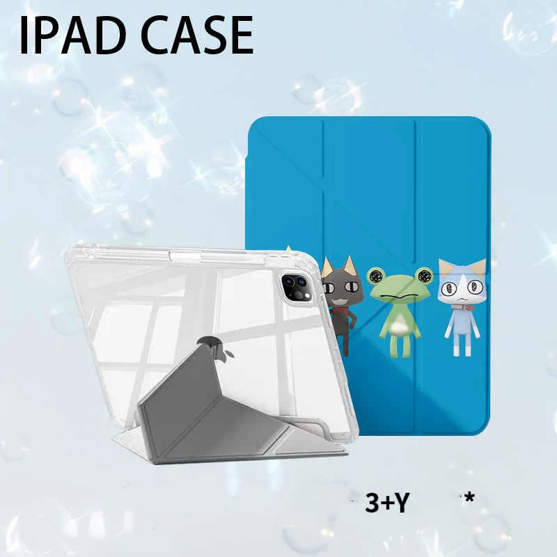 Simple Cat Retro Art Ins Niche Case 3+Y Fold For Samsung Tab S8 S9 S11 FE Plus S6 Lite Tablet Case 10S 11 S8 S6 Lite A7 8 Case