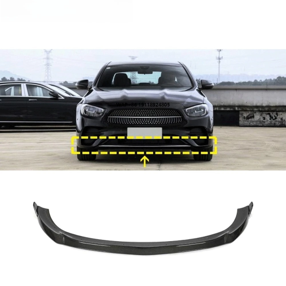 

Carbon Fiber W213 Front Lip for Benz E Class E350 E450 E53 Sedan 4-Door 2021-2022