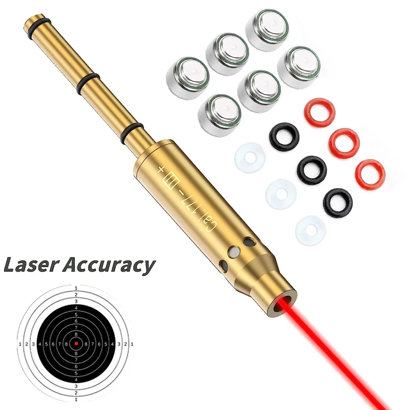 .177 Laser Bore Sight 177 Laser Collimator with Battery fit for 177 Laser Boresighter