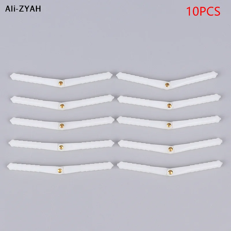 【Z】10 PCS Diameter 2.5mm 4.5mm Plastic Pin Hinge For RC Airplane Model Wing Airplane Model Accessories