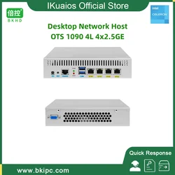 IKuaiOS Desktop Network Device Celeron Processor N4000 J4215 4LAN 2.5G Ethernet Support MikrotikOS Pfsense OpenWRT OTS 1090 4L