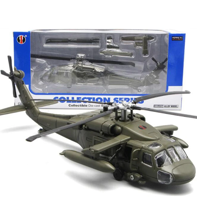 

29CM 1/64 Hawk Helicopter Military Model Army Fighter Aircraft Airplane Models Adult Children Toys Collections Gifts