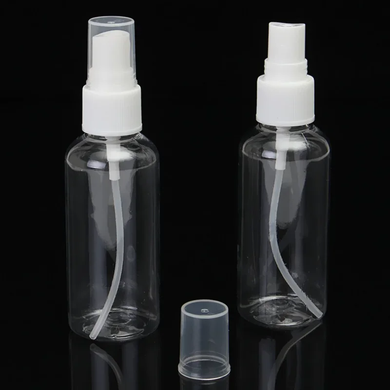 10pcs 60ml Clear Plastic Portable Perfume Spray Bottle Empty Perfume Bottles Refillable Mist Pump Perfume Atomizer Travel