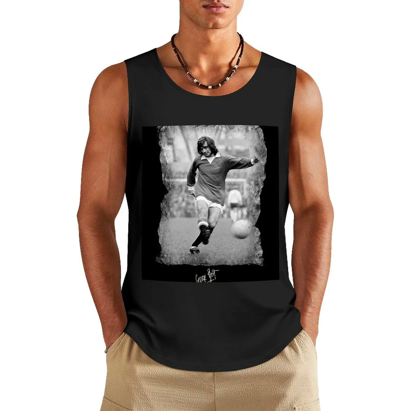 

George Best Tank Top Sports clothing Man summer clothes