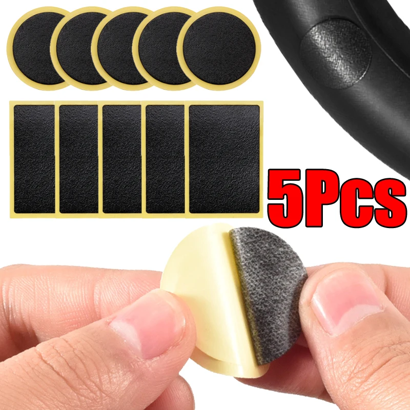 1/5/10Pcs Bicycle Mixed Tire Patches No-glue Adhesive Quick Drying Mountain Bike Tire Patch Tools Bicycle Repairing Accessories