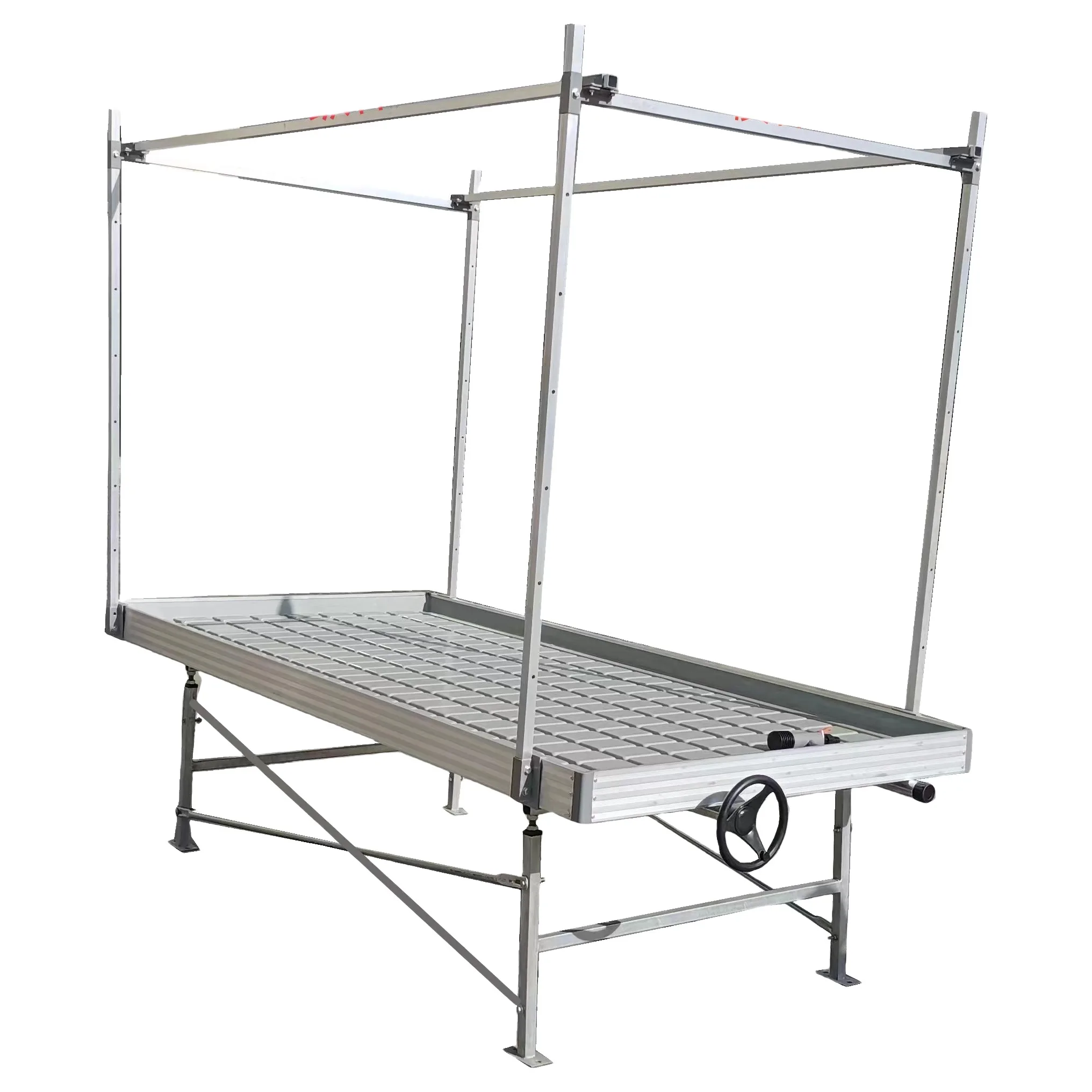 2025 Hot-dip galvanized ABS board customized agricultural vegetable and flower seedling hydroponic bed