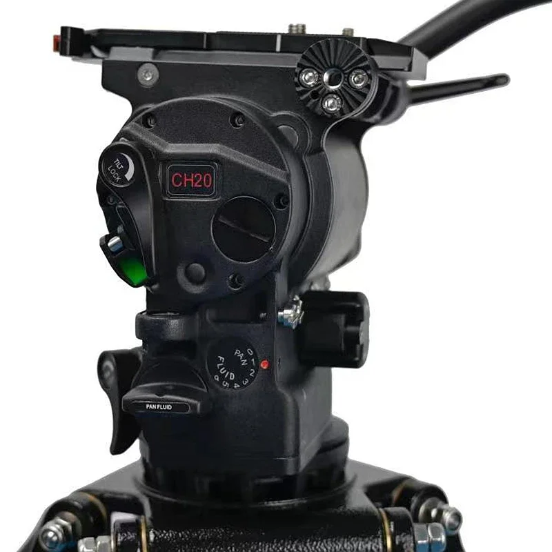 Chewa CH20 100 مللي متر وعاء المهنية بث CCTV ترايبود السائل رئيس 20 كجم كاميرا فيديو مقارنة Oconnor 1040 #2