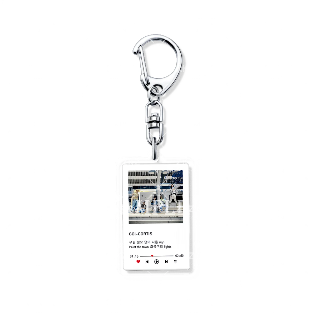 코르티스 앨범 K팝 보이그룹 아크릴 스탠드 양면 인쇄 모든 멤버 데스크탑 장식 키체인 도매 키체인 킹링