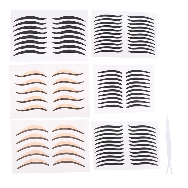 1 Set Black Eyelid Tools Sexy Cat Style Eyes Sticker Eyeliner Tape Beauty Eyeliner Sticker Makeup Tool Smoky Tattoo