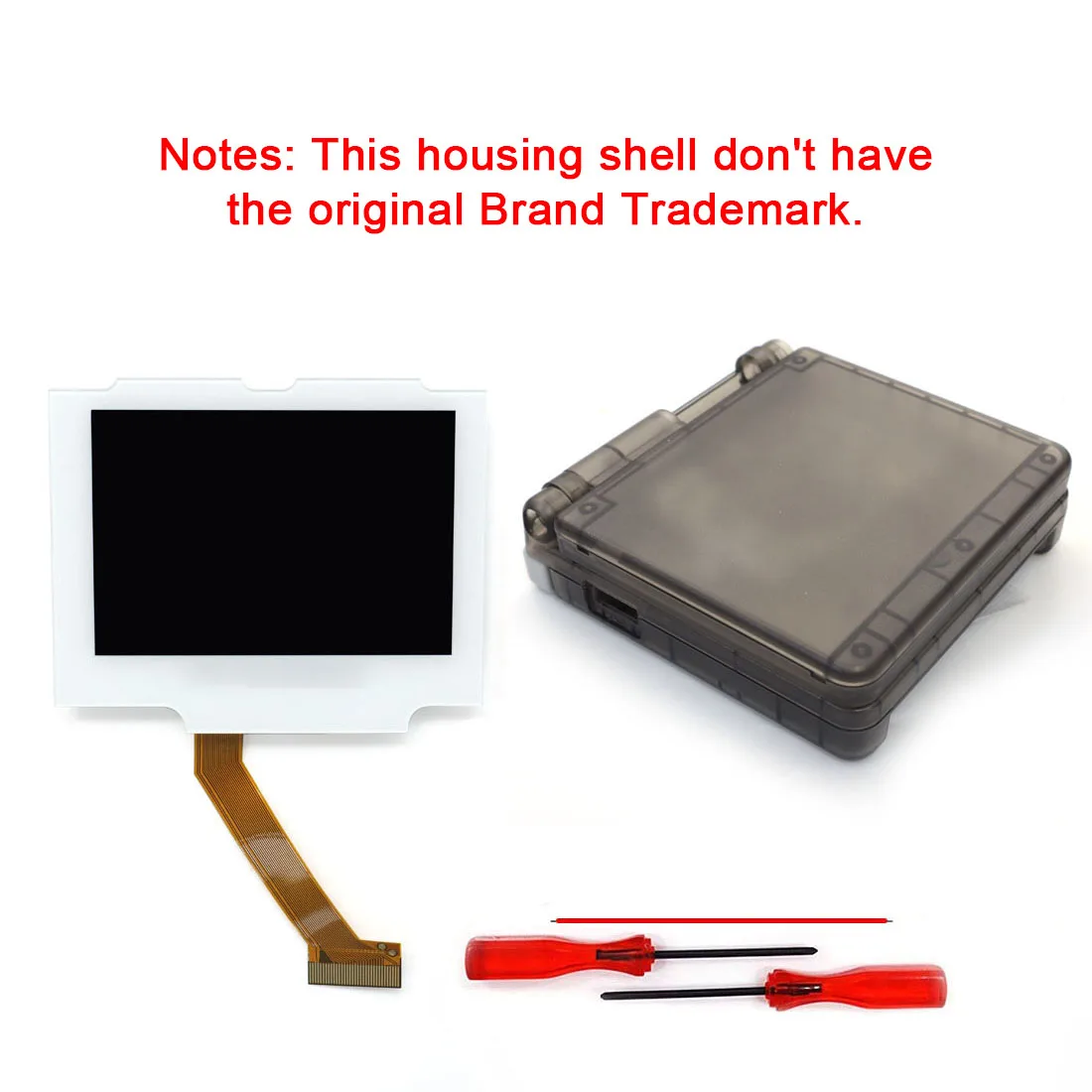 Hispeedido Pre-Laminated IPS V5 LCD-Kits für GBA SP, hochheller Bildschirm, kein Zuschnitt erforderlich, für Gameboy Advance SP.