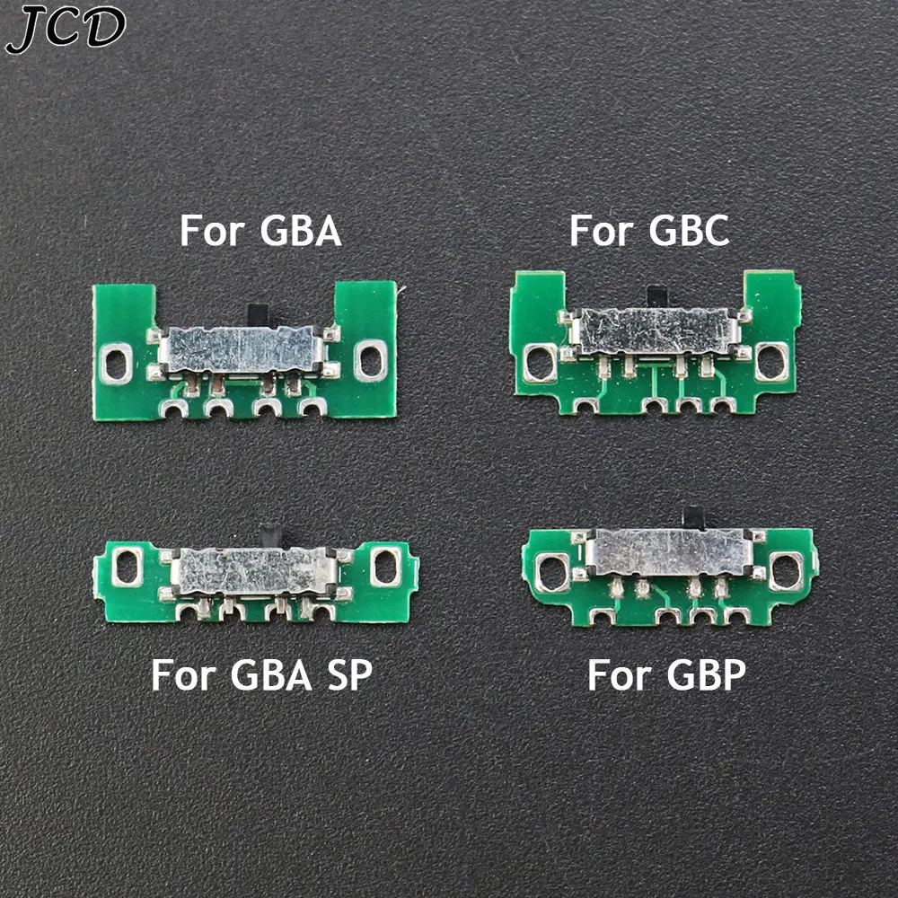 

JCD 1piece For GBA SP Power Switch Button For Gameboy Advance GBA GBP GBC Power On off PCB board repairs parts