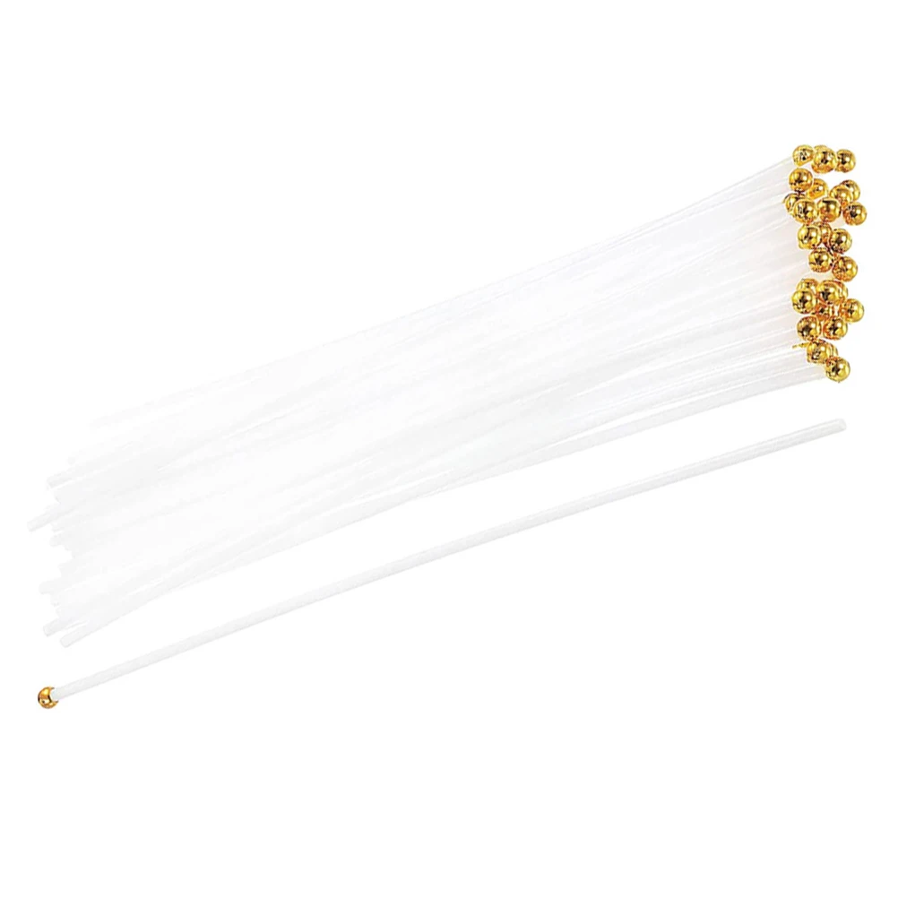 

100pcs Plastic Flag Poles Sturdy Handheld Flagpole For Party Festival Sports Decorative Flags Multi-Use Lightweight Replacement