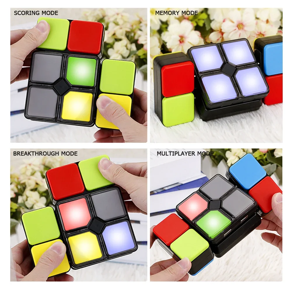 Electronic Music Cube Memory Game Puzzle Decompression Anti Stress Relief Educational Intelligence Changeable Toys for children