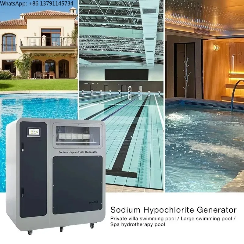 Swimming Pool Disinfection Salt Sterilizer Electrolytic Sodium Hypochlorite Generator 220V/380V 30W