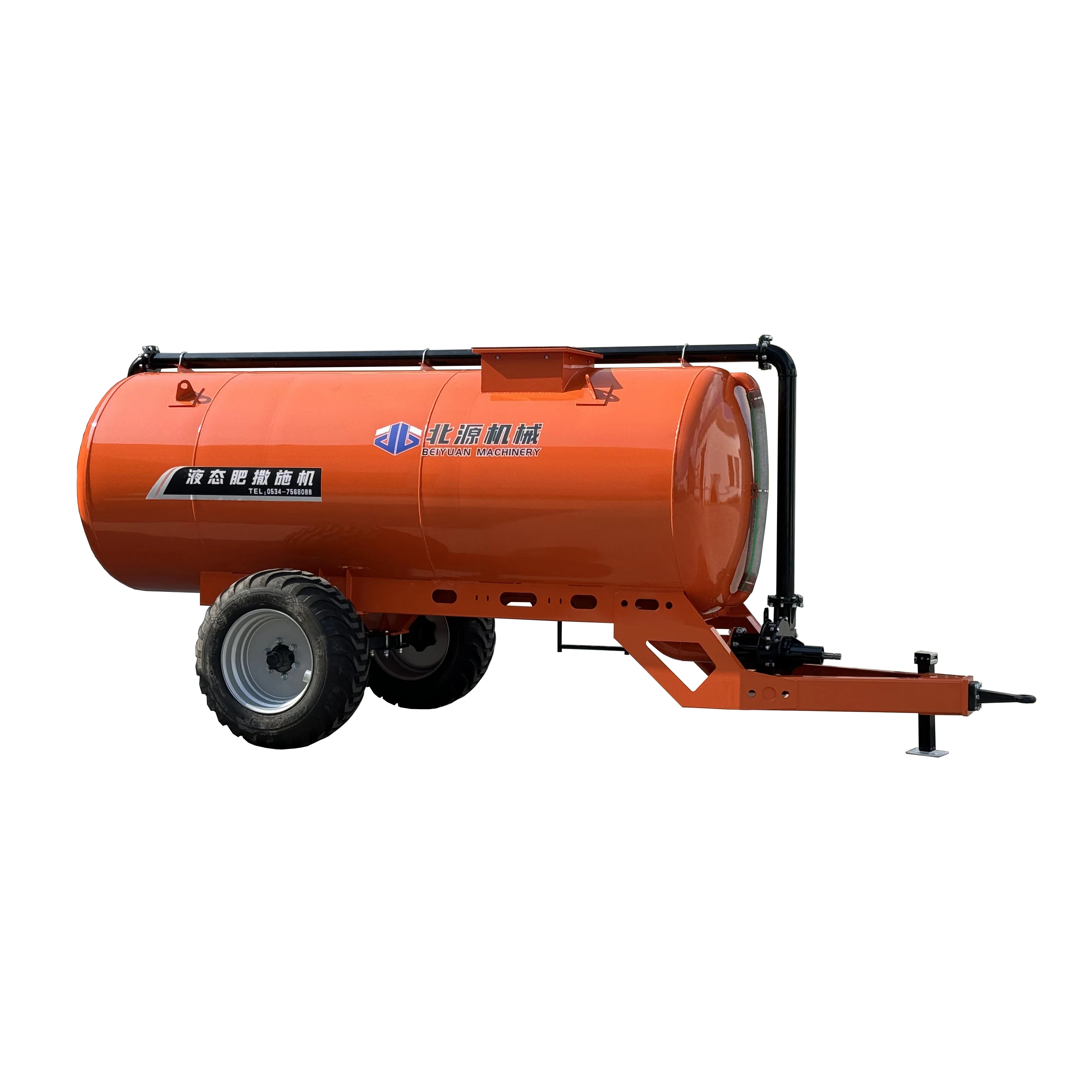 Tractor trailed Top fill slurry tanker Water spraying trailer for cattle farm for spreading liquid fertilizer