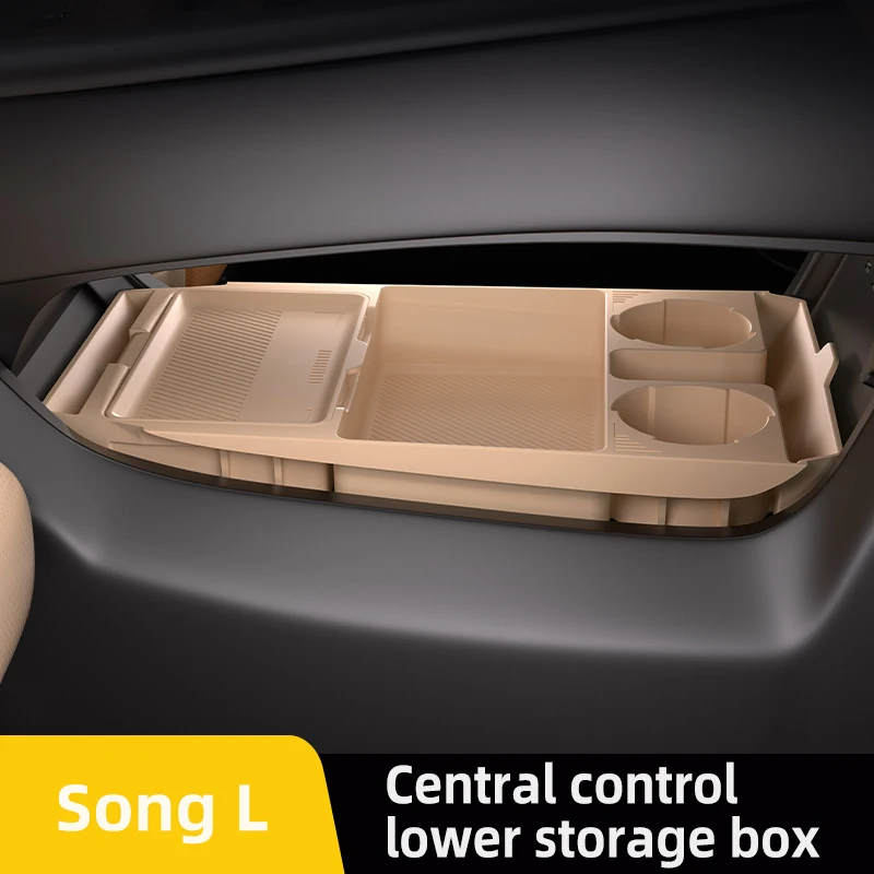 

2024, силиконовая центральная консоль для BYD Delight Song, ящик для хранения, органайзер с центральным управлением, коврик, аксессуары для салона автомобиля
