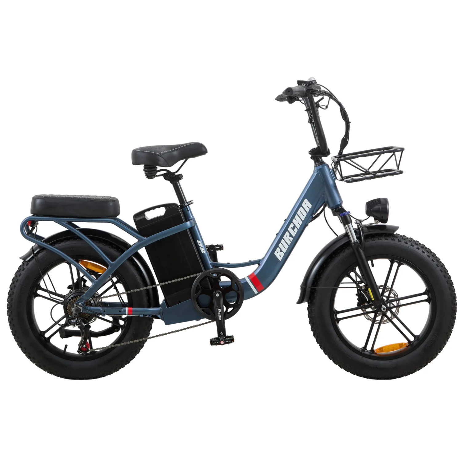 Overseas warehouse electric mountain bike European Union 20-inch takeaway car super long endurance oil brake U8 integrated wheel