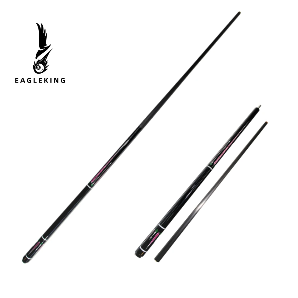 

12.9mm Carbon Fiber Billiard Cue Bakelite Joint 1/2 Split Cue Carbon Fiber + Fiberglass Head Uniloc Joint 58"/147cm Billiard Cue