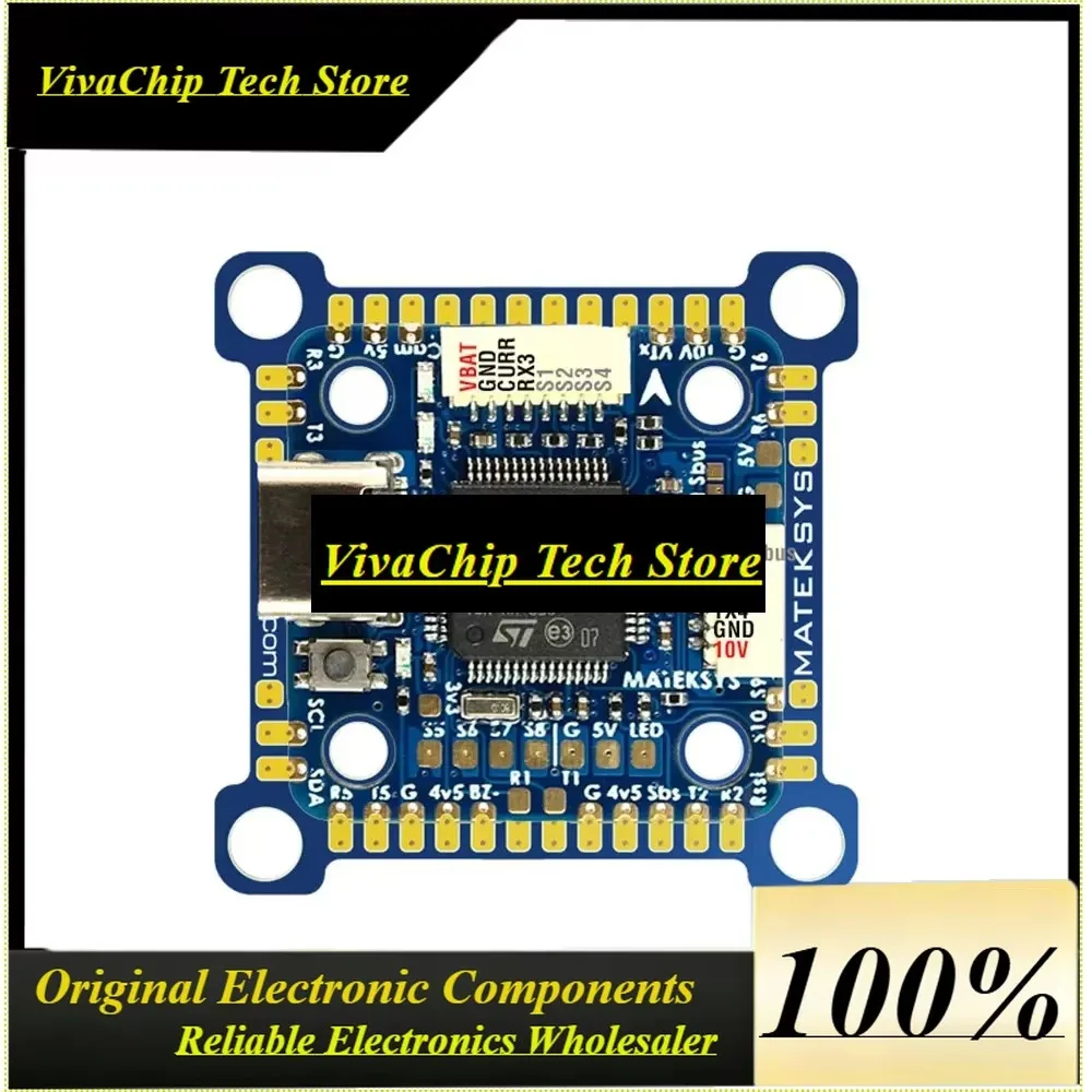 VivaCSFor Matek System F405-MINI TE Flight Controller Built-in M32F405RGT6 ICM42605 W/OSD BEC 5V 10V For FPV RC Racing Drone VT